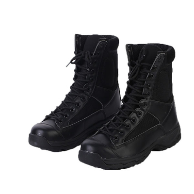Ισχυρές μαύρες στρατιωτικές τακτικές μπότες σχεδίου συνήθειας για τους άνδρες και τις γυναίκες