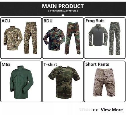 Ομοιόμορφη σχίζω-στάση φορεμάτων μάχης στρατιωτικών στολών BDU υψηλή - ποιοτικό ύφασμα