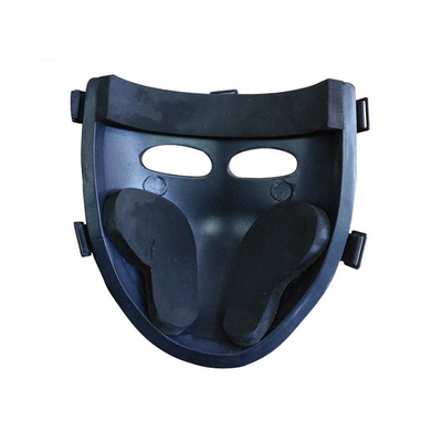 Μαύρη πλήρης μισή αλεξίσφαιρη μάσκα προσώπου NIJ IIIA 9mm βαλλιστική