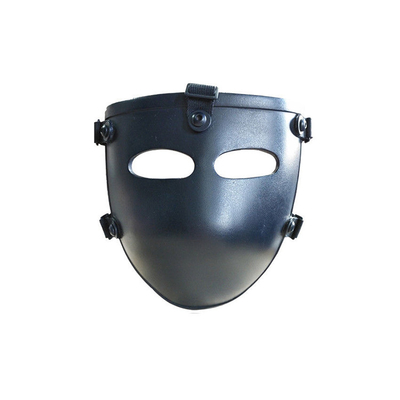 Μαύρη πλήρης μισή αλεξίσφαιρη μάσκα προσώπου NIJ IIIA 9mm βαλλιστική
