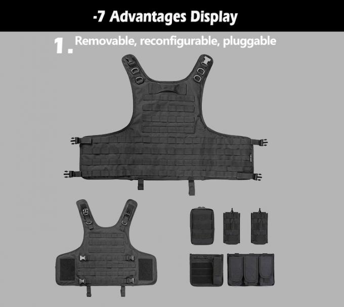 Τακτικό προστατευτικό γιλέκο εξωτερικού για φύλακες ασφαλείας Τακτικό γιλέκο Τακτικό εξοπλισμό 1
