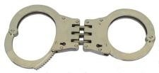 ποιότητας  Self Defense Anti Riot Police Equipment Carbon Steel NIJ Real Police Handcuffs εργοστάσιο