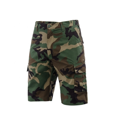 ποιότητας  Woven Military Men Tactical Short Pants OEM Waterproof Woodland Camo εργοστάσιο