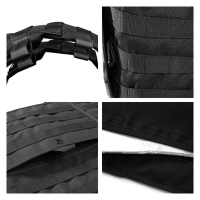 Προστατευτικό Kevlar Ρυθμίσιμη θωράκιση σώματος Πλάκα Φορέα Στρατιωτικό τακτικό αλεξίσφαιρο γιλέκο με NIJ IIIA