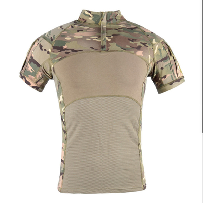 Στρατιωτικό τακτικό πουκάμισο βαμβακιού ΚΆΛΥΨΗΣ 100% ένδυσης CP γύρω από το στρατιωτικό πουκάμισο στρατού λαιμών
