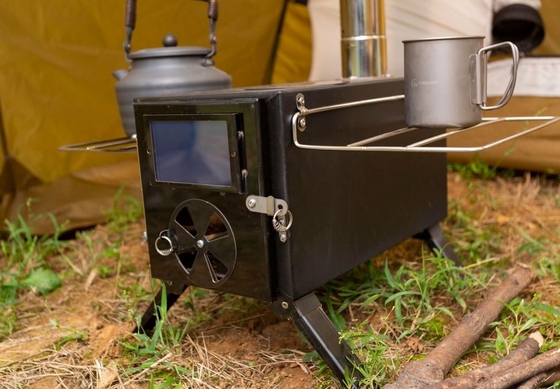 OEM Portable Steel Outdoor Camping Wood Stove Factory Τιμή