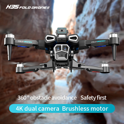 Επαγγελματικό 4K HD ESC Δύο κάμερες Μίνι Drone H35 Brushless Οπτική ροή WIFI Quadcopter Απομάκρυνση εμποδίων τηλεχειριστήριο