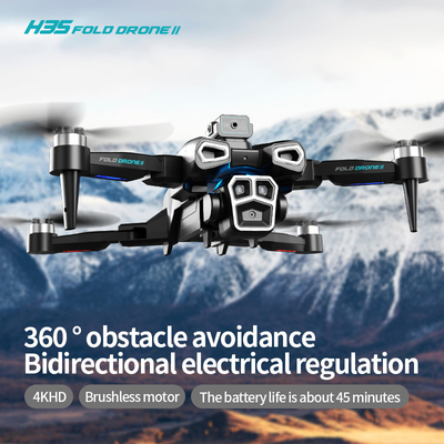 Επαγγελματικό 4K HD ESC Δύο κάμερες Μίνι Drone H35 Brushless Οπτική ροή WIFI Quadcopter Απομάκρυνση εμποδίων τηλεχειριστήριο
