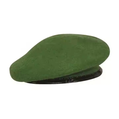 Υψηλής ποιότητας τακτικό προσαρμόσιμο Custom Woolen Beret με ασημένιο σήμα