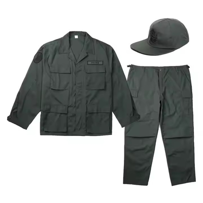 Προσαρμοσμένο λογότυπο BDU Combat Suit Solid Deep Green Tactical Uniform