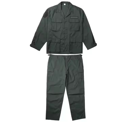 Προσαρμοσμένο λογότυπο BDU Combat Suit Solid Deep Green Tactical Uniform