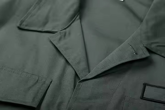 Προσαρμοσμένο λογότυπο BDU Combat Suit Solid Deep Green Tactical Uniform