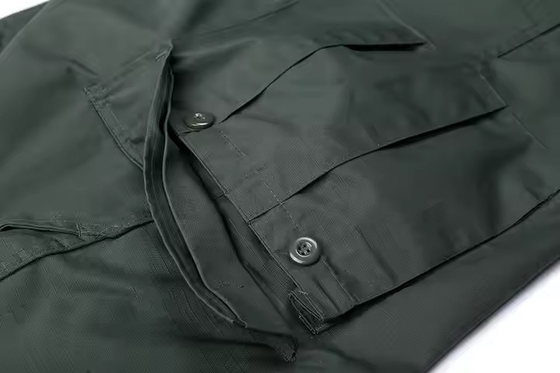 Προσαρμοσμένο λογότυπο BDU Combat Suit Solid Deep Green Tactical Uniform