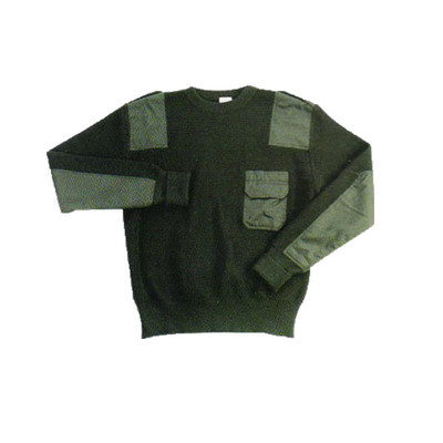 Ενιαία εξατομικευμένη θωρακική τσέπη V-Neck πλεκτό πουλόβερ τακτικό πουλόβερ