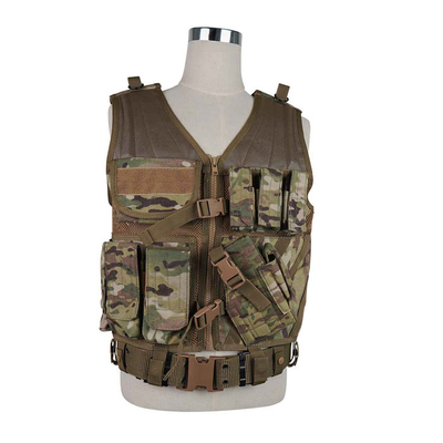 2.5kg Olive Drab στρατιωτικό γιλέκο μάχης με ρυθμιζόμενη μέση και αποσυναρμολογήσιμους ώμους
