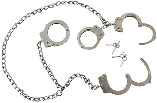 Χειροπέδες και Legcuffs νικελίου χάλυβα άνθρακα για το φυλακισμένο