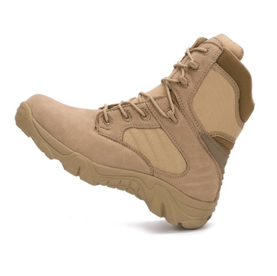 Κλασσικές μπότες παπουτσιών στρατιωτικής εκπαίδευσης βαμβακιού καμβά για το στρατιώτη στρατού