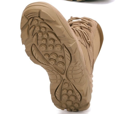 Κλασσικές μπότες παπουτσιών στρατιωτικής εκπαίδευσης βαμβακιού καμβά για το στρατιώτη στρατού